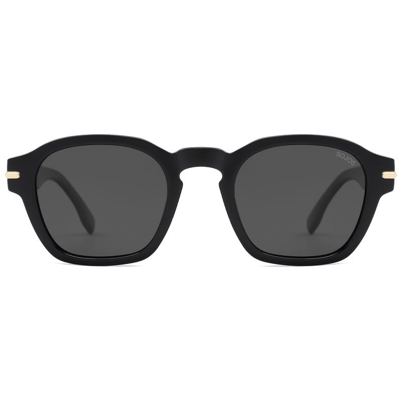 SOJOS Vintage Retro Square Polarized Sunglasses Men Trendy Womens Sun Glasses
