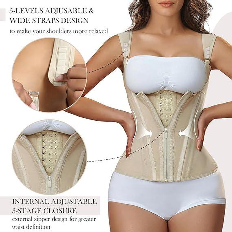 Waist Shapewear for Women Shapewear Women Adjustable Women'S Waist Trainer Women'S Comfort Closure Waist Corset Fit Womenswear Compression
