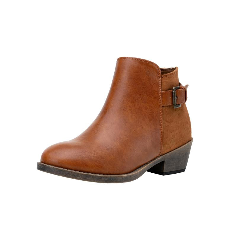 Women'S 9617 Fashion Boots Chunky Low Heel Western Boots Ankle Booties