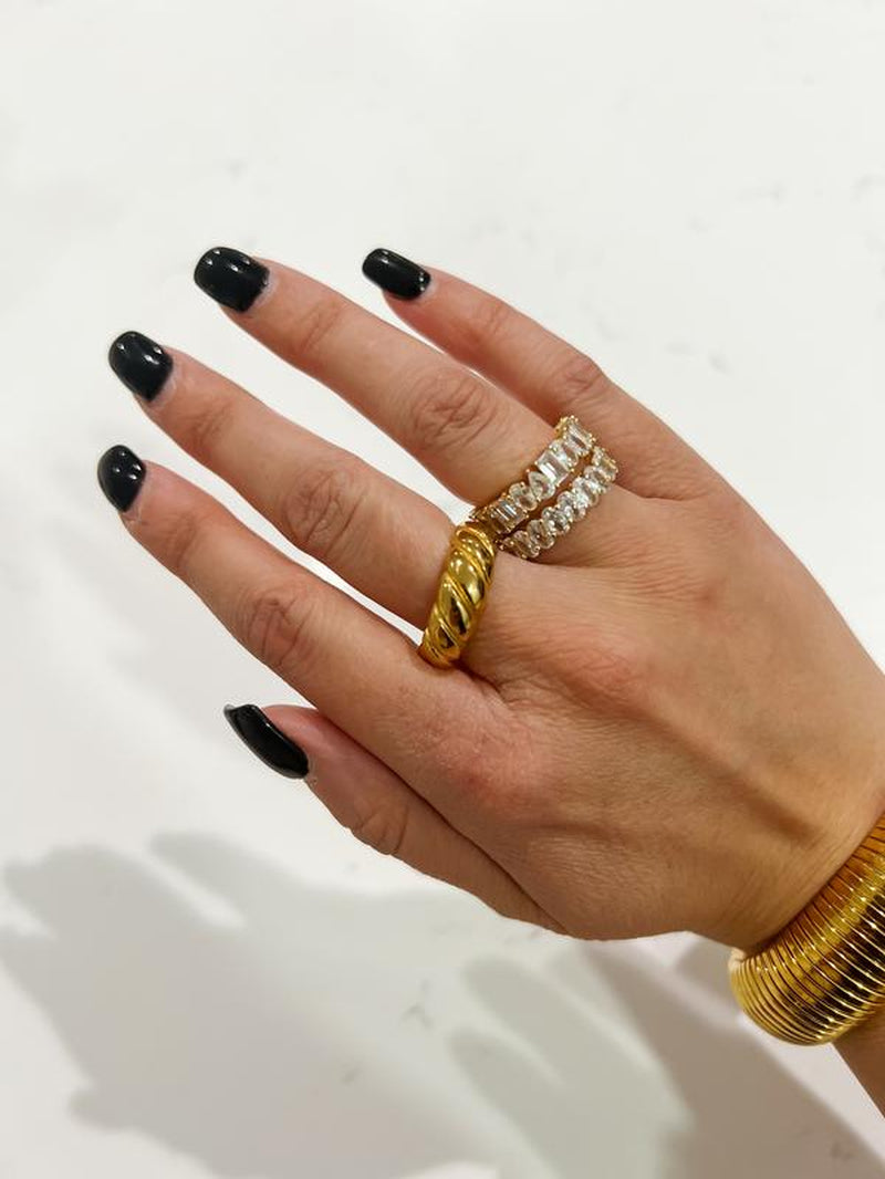 Carissa Croissant Ring
