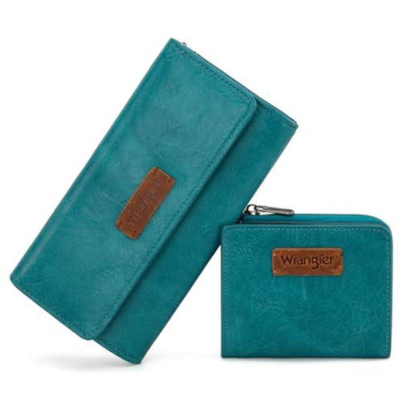 Wrangler Women'S Wallet Set RFID Blocking Wallet Large Wallets for Women Woman Credit Card Wallet