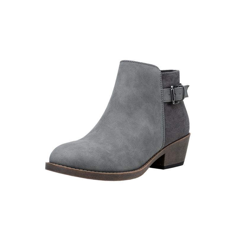 Women'S 9617 Fashion Boots Chunky Low Heel Western Boots Ankle Booties