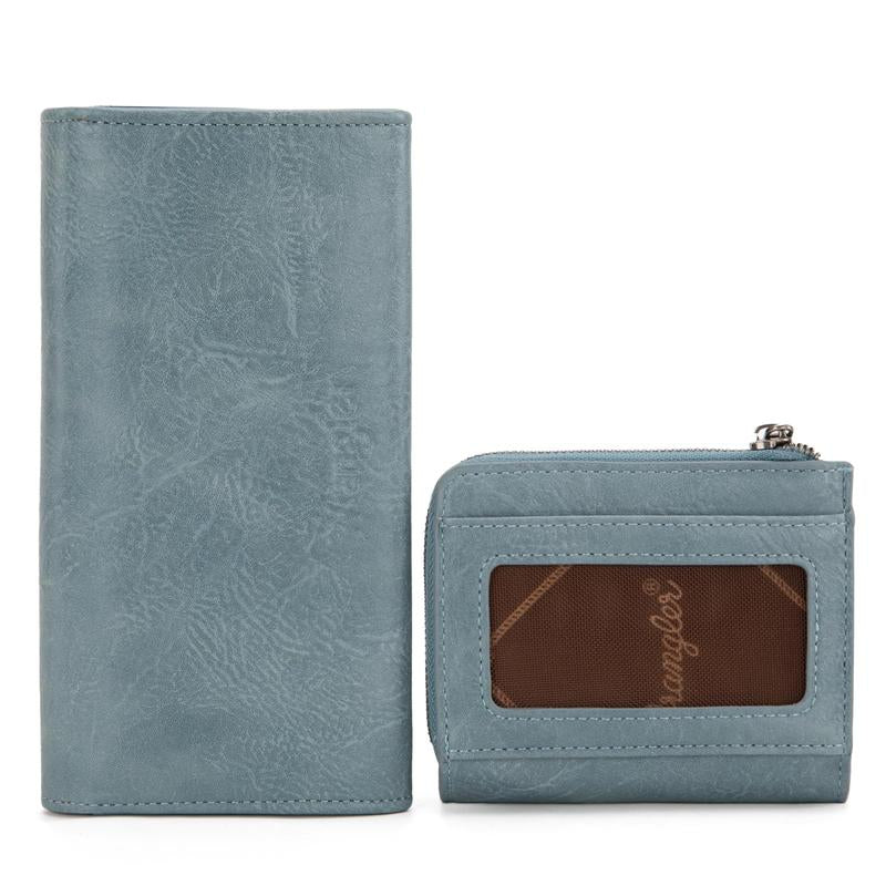 Wrangler Women'S Wallet Set RFID Blocking Wallet Large Wallets for Women Woman Credit Card Wallet