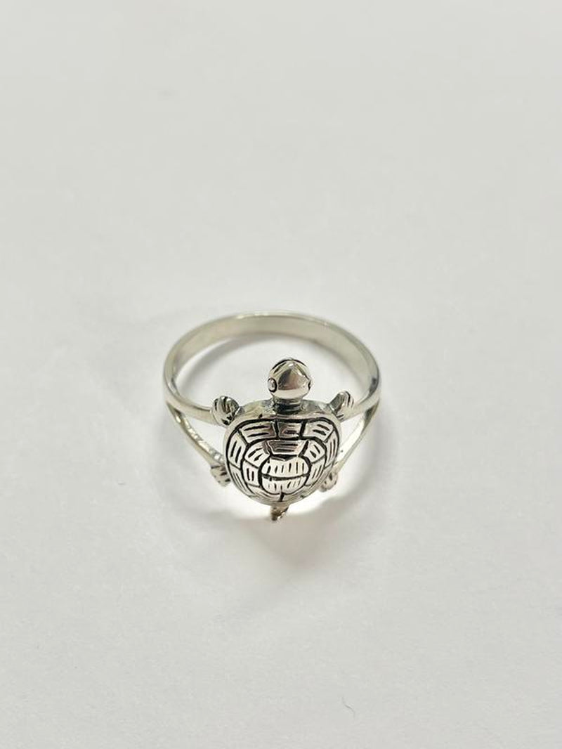 Sterling Silver 925 Turtle Ring