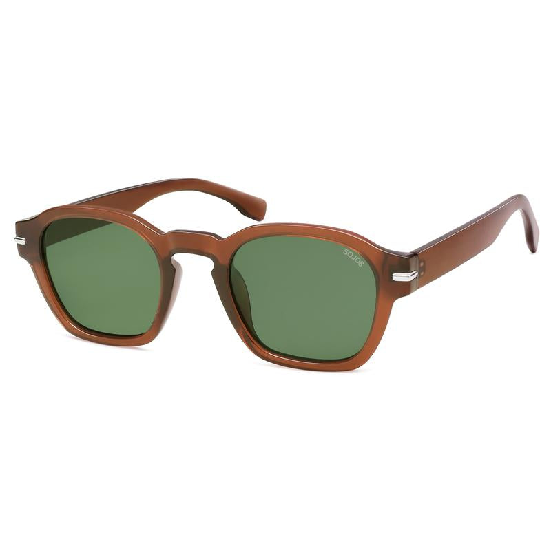 SOJOS Vintage Retro Square Polarized Sunglasses Men Trendy Womens Sun Glasses