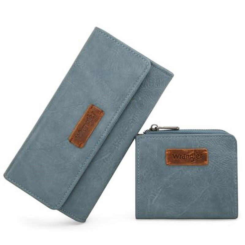 Wrangler Women'S Wallet Set RFID Blocking Wallet Large Wallets for Women Woman Credit Card Wallet