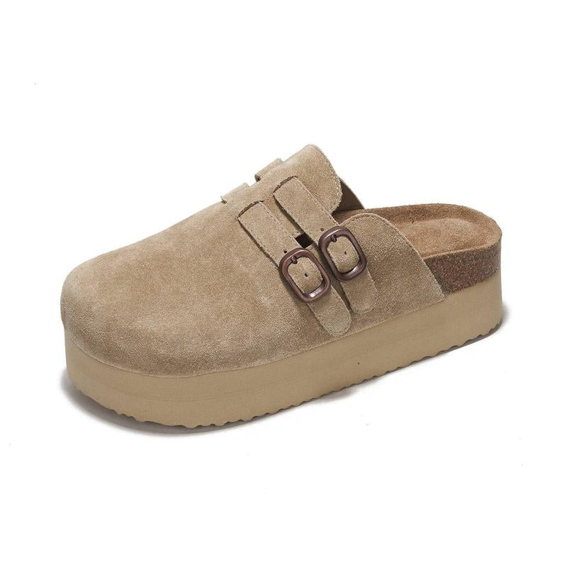 Project Cloud | "Stephi" Genuine Leather Clogs for Women | Memory Foam | Lightweight | Non-Slip