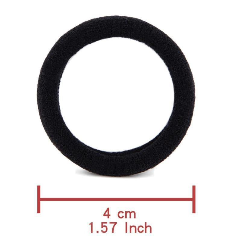 30 Seamless Cotton Strands,Hairbands Suitable for Thick Hair,Simple Ponytail, Fixed Headband, Hair Accessories Withomagut Creases or Dae Scrunchie. Scrunchies