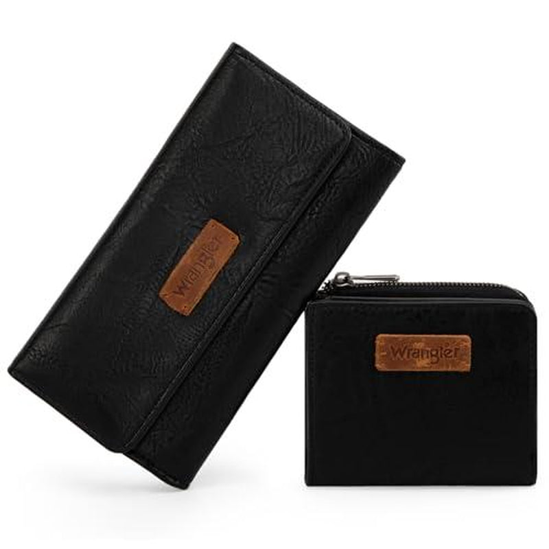 Wrangler Women'S Wallet Set RFID Blocking Wallet Large Wallets for Women Woman Credit Card Wallet