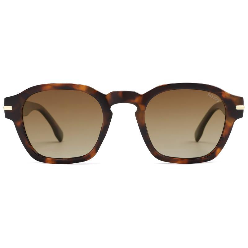 SOJOS Vintage Retro Square Polarized Sunglasses Men Trendy Womens Sun Glasses