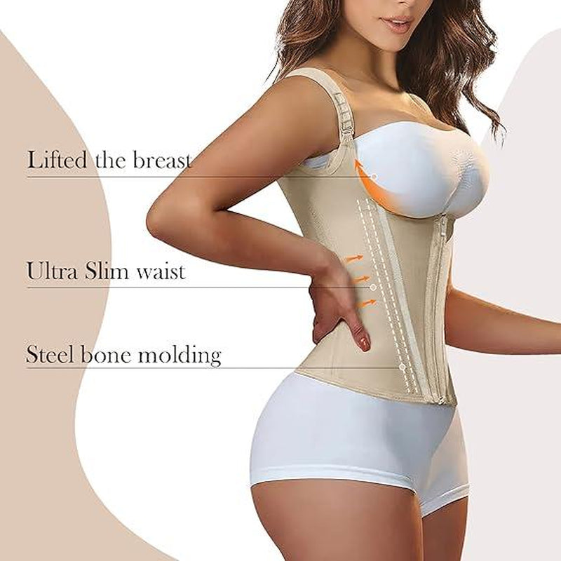 Waist Shapewear for Women Shapewear Women Adjustable Women'S Waist Trainer Women'S Comfort Closure Waist Corset Fit Womenswear Compression