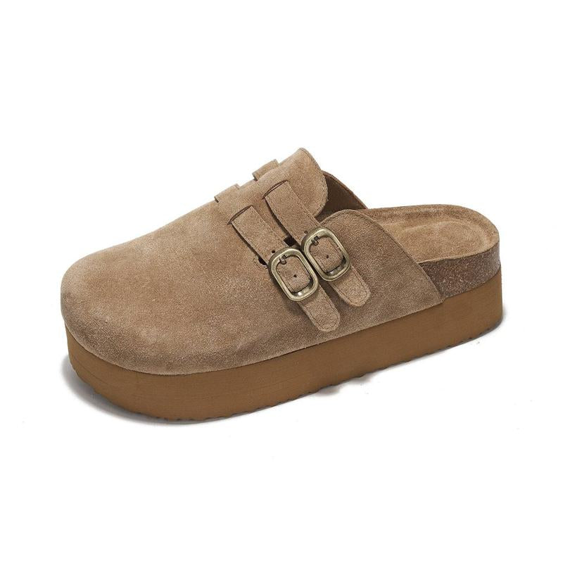Project Cloud | "Stephi" Genuine Leather Clogs for Women | Memory Foam | Lightweight | Non-Slip