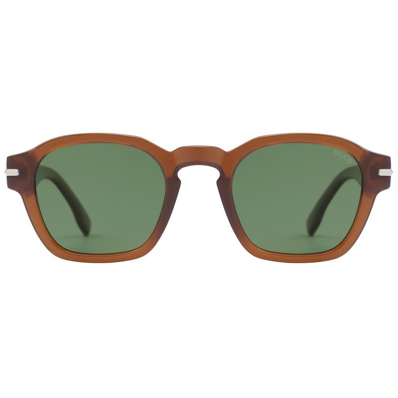 SOJOS Vintage Retro Square Polarized Sunglasses Men Trendy Womens Sun Glasses